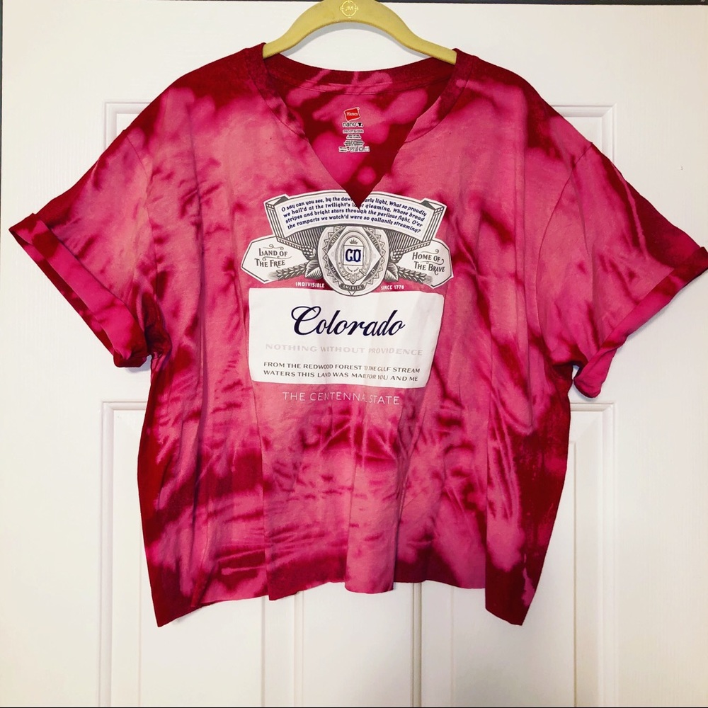 Colorado distressed, vintage, customized t-shirt!